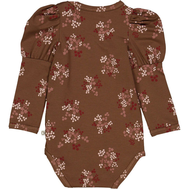 Müsli - Flora puff body/romper with floral print