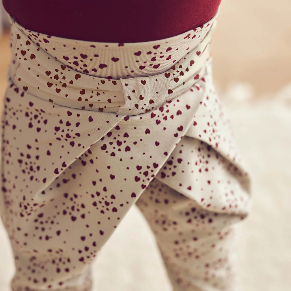 Müsli - Love bow baby pants with hearts