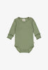 Müsli - Cozy me rib body/ romper - Poetry Green