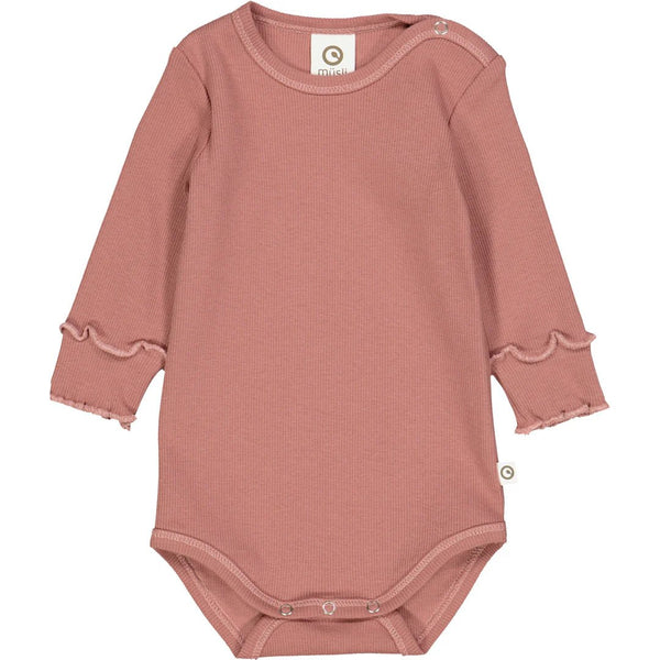 Müsli - Cozy me rib body/ romper - Daydream pink