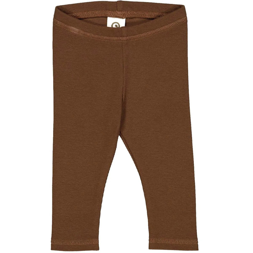 Müsli - Cozy me rib leggings/pants (Bark)