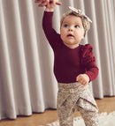 Müsli - Cozy Me Puff Body/Romper - Cabernet