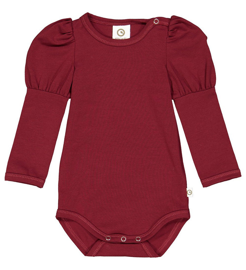 Müsli - Cozy me puff body/romper - Cabernet