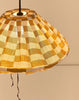 Nobodinoz Yumi Lampenschirm 50 cm Senffliesen – Lampenschirm aus Leinen