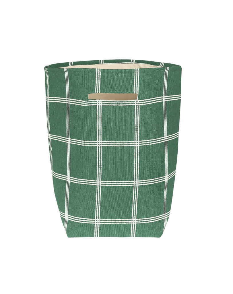 Nobodinoz - Vibes collectie - Storage Basket Green/White