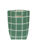 Nobodinoz - Vibes collection - Storage Basket Green/White