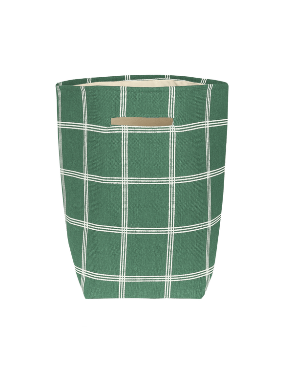 Nobodinoz - Vibes collection - Storage Basket Green/White