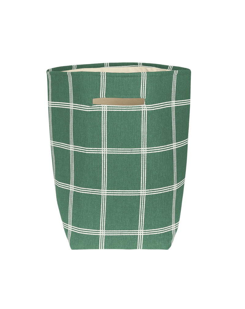 Nobodinoz - Vibes collectie - Storage Basket Green/White