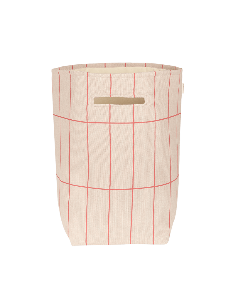 Nobodinoz - Vibes collectie - Storage Basket Pink Red