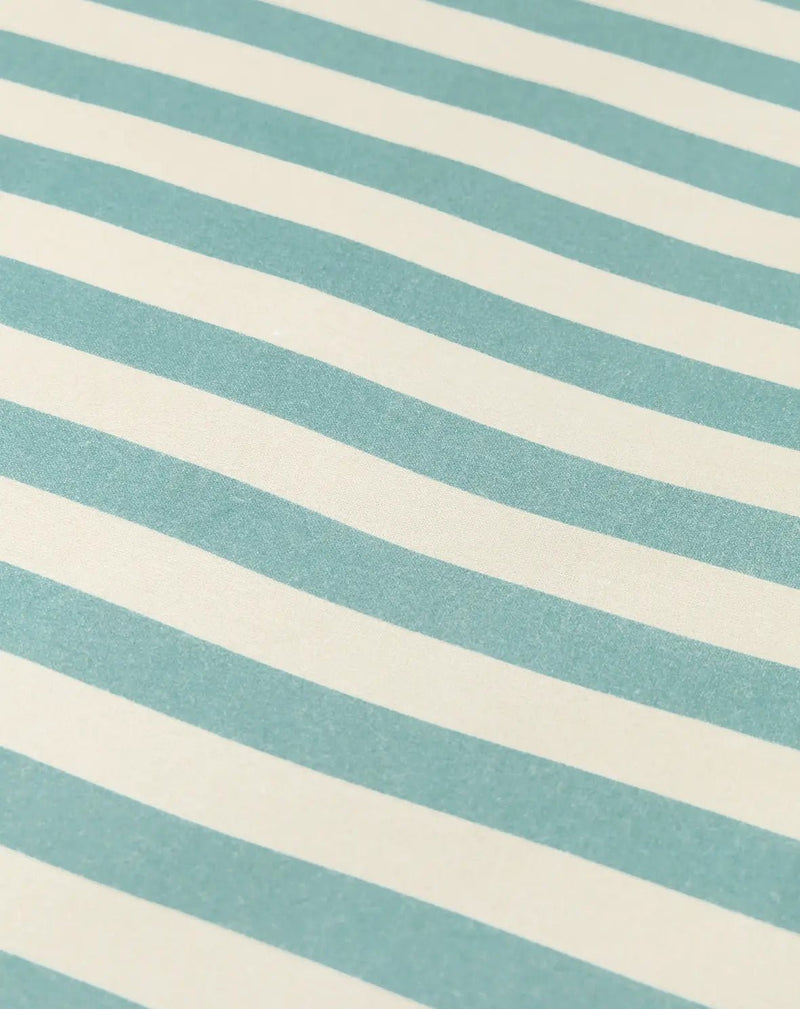 BIbelotte Duvet Cover Terrazzo - Druck beige mit Grün/Gelb