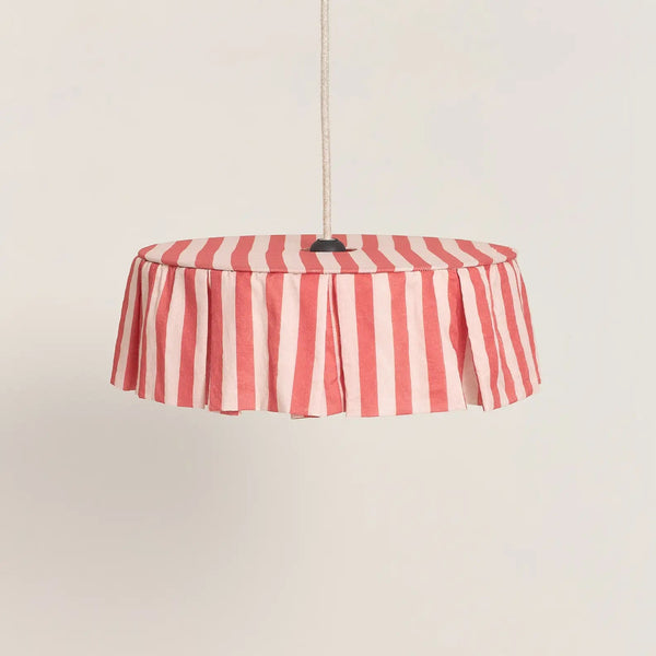 Nobodinoz - Vibes Collection - Lampenkap Maroon Stripes Durchmesser. 40 cm
