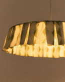 Nobodinoz - Vibes-Kollektion - Lampenschirm Grünblau Harlekin Durchm. 50cm