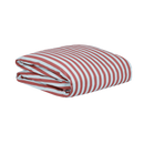 Nobodinoz Eenpersoons Dekbedovertrek Sheldon – Maroon Stripes