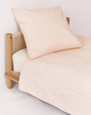 Nobodinoz Eenpersoons Dekbedovertrek Sheldon – Pink Stripes