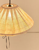 Nobodinoz Yumi Lampenschirm 50 cm Carmine Grid – Leinenlampe für Kinderzimmer