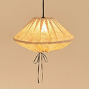 Nobodinoz Yumi Lampenschirm 50 cm Carmine Grid – Leinenlampe für Kinderzimmer