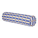 Nobodinoz - Vibes collection - Roll cylinder pillow - Pink Red Grid