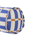 Nobodinoz - Vibes collection - Roll cylinder pillow - Pink Red Grid