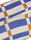 Nobodinoz - Vibes collection - Roll cylinder pillow - Pink Red Grid