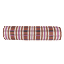 Nobodinoz - Vibes collection - Roll cylinder pillow - Pink Red Grid