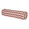 Nobodinoz - Vibes collection - Roll cylinder pillow - Pink Red Grid
