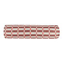 Nobodinoz - Vibes collection - Roll cylinder pillow - Pink Red Grid