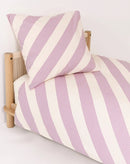 BIbelotte Duvet Cover Terrazzo - Druck beige mit Grün/Gelb