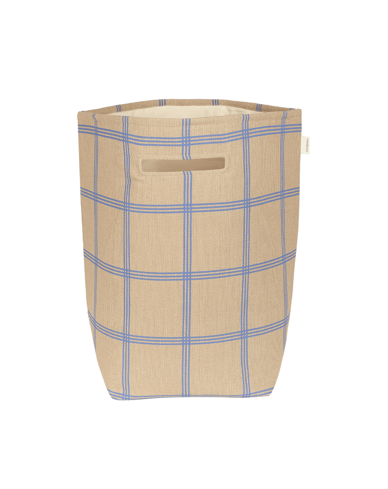 Nobodinoz - Vibes collectie - Storage Basket Brown Blue