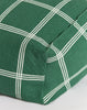 Nobodinoz - Vibes collectie - Zitzak - Green white windowpane