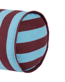 Nobodinoz – Vibes-Kollektion – Rollzylinder-Kissen – Fliedergelbe Streifen