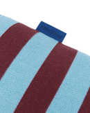 Nobodinoz – Vibes-Kollektion – Rollzylinder-Kissen – Fliedergelbe Streifen