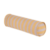 Nobodinoz - Vibes collection - Roll cylinder Cushion - Lilac yellow stripes