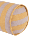 Nobodinoz - Vibes collection - Roll cylinder Cushion - Lilac yellow stripes
