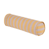Nobodinoz - Vibes collection - Roll cylinder Cushion - Lilac yellow stripes