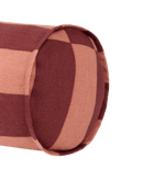 Nobodinoz - Vibes collection - Roll cylinder Cushion - Lilac yellow stripes