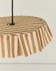 Nobodinoz - Vibes-Kollektion - Lampenschirm Brown Stripes Durchm. 40cm