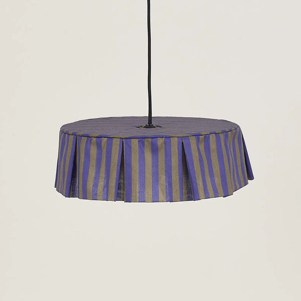 Nobodinoz - Vibes-Kollektion - Lampenschirm Brown Stripes Durchm. 40cm