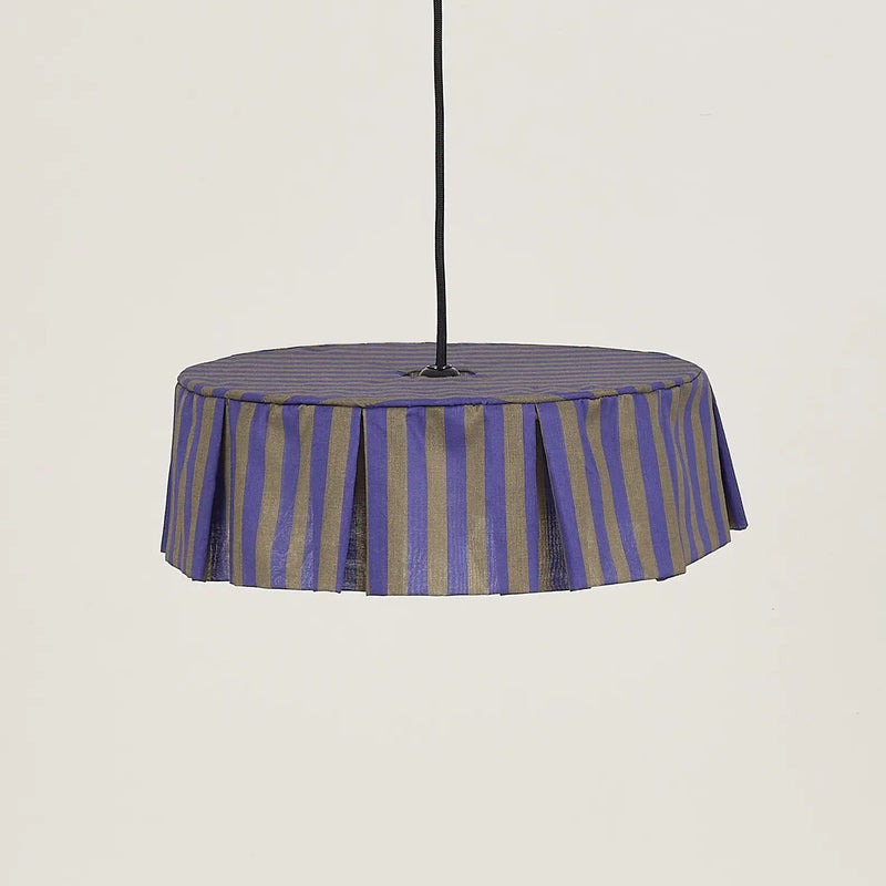 Nobodinoz - Vibes-Kollektion - Lampenschirm Brown Stripes Durchm. 40cm