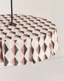 Nobodinoz - Vibes Collection - Lampen Hood Brown Blue Harlequin Diam. 50 cm