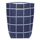 Nobodinoz - Vibes collectie - Storage Basket - Navy Blue Windowpane vintage effect