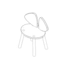 Nofred - Maus -Hochstuhl - Eiche