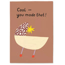 Nuukk - Postkarte "Cool - du hast das gemacht!"