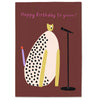 Nuukk - Postkaart "Birthday Leopard"