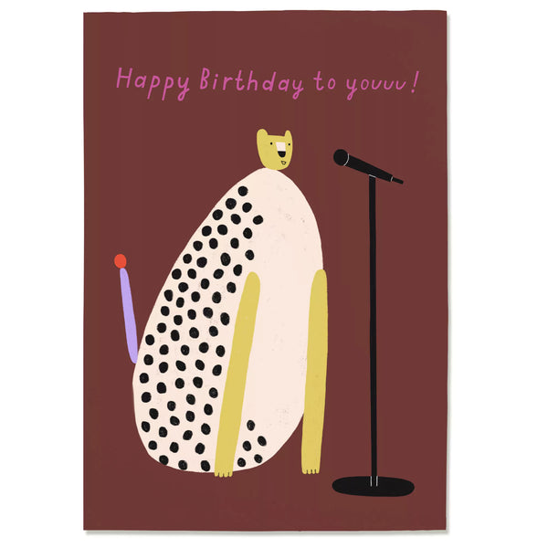 Nuukk - Postcard "Birthday Leopard"