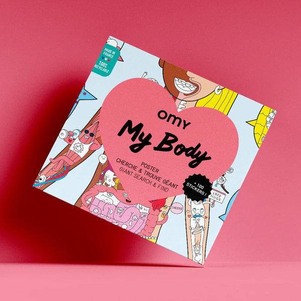 Omy - Giant Poster &amp; Stickers - My body