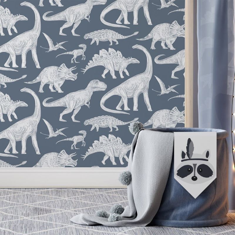 Taogift Peel and Stick Dinosaurus Cartoon Contact Papier Behang voor Kinderen Jongens Kamer Slaapkamer Muren Decoratie 48x120 cm Taogift Peel and Stick Dinosaurus Cartoon Contact Papier Behang voor Kinderen Jongens Kamer Slaapkamer Muren Decoratie 48x120 cm