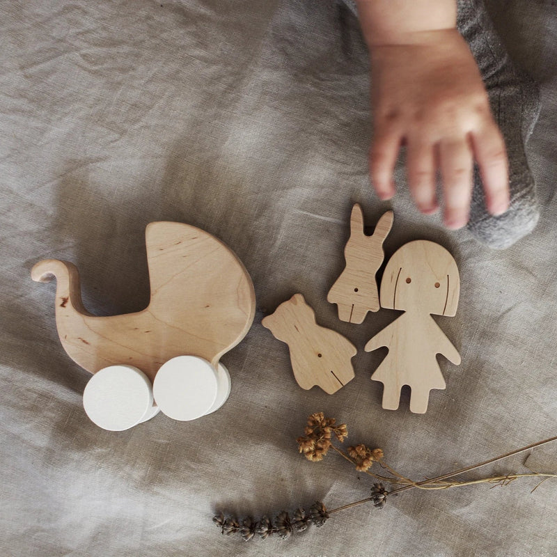 Pinch Toys - Mädchen-Set Holz - Holzspielzeug