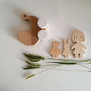 Pinch Toys - Mädchen-Set Holz - Holzspielzeug