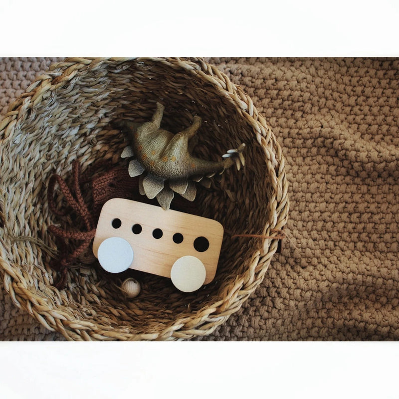 Pinch Toys - Retro Cars 70's Wood - Wooden Toys