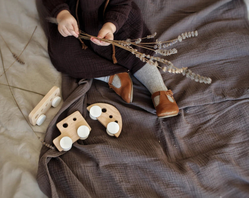 Pinch Toys - Retro Cars 70's Wood - Wooden Toys